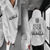 Unisex Hooded Sweatshirt Digital Print Streetwear Loose Fit Winter Casual Long Sleeve Pullover Teens Adults