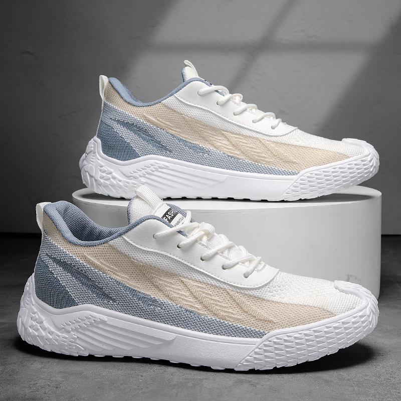 

Men Sneakers Air Cushion Outdoor Sports Running Shoes Mesh Breathable Walking Shoes Man Soft Sole Casual Sneakers 39 белый