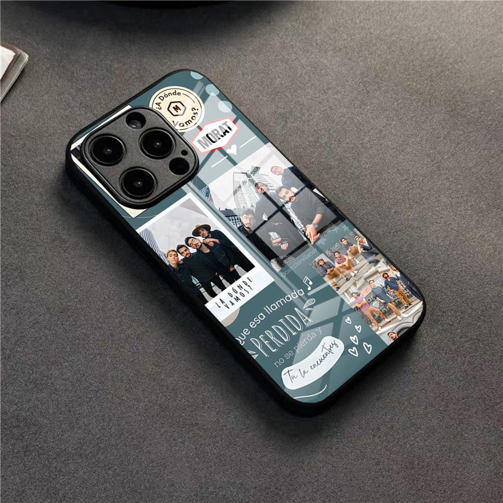 Band Morat Balas Perdidas Phone Case For 17 Pro Max IPhone 16 Pro 14 12 11 13 Mini X XR XS 15 Plus SE Glass Cover