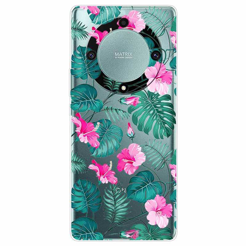 Custodia per Honor Magic6 Lite 5G Trasparente TPU Silicone Funda Capa per Honor Magic 6 Lite Coperture Morbide Magic6Lite Trasparenti Coques borsa