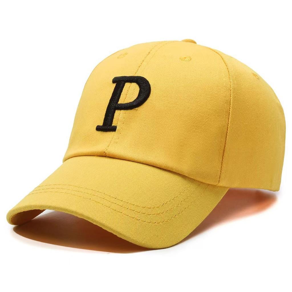 Embroidery P Letters Hat Women Uv Protection Shade Out Sun Breathable Protection