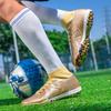 Men's/Women's Soccer Shoes Rubber Soft Sole Short Spikes Artificial Turf Indoor Competition Professional Children's Football Shoes