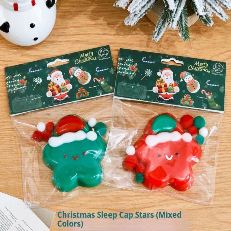 Cute Cartoon Christmas Theme Simulation Squeeze Toys Pinch Decompression Stress Toys Gifts
