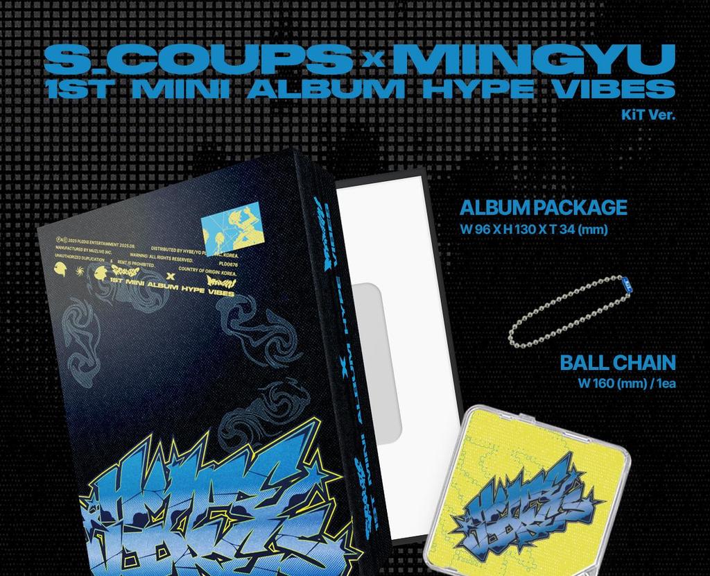 (KiT ver.) S.COUPS X MINGYU ze SEVENTEEN (SVT) [HYPE VIBES] 1. mini album