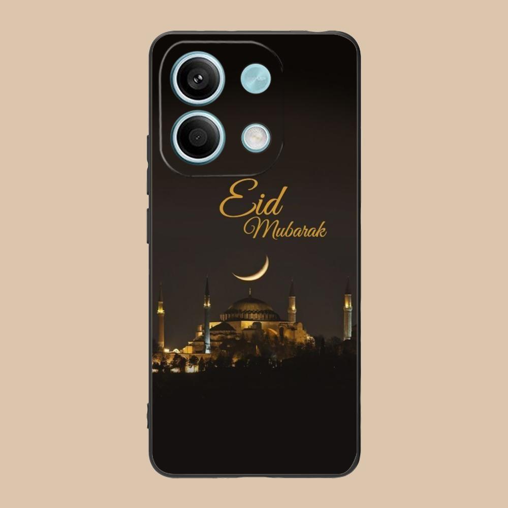 Eid Mubarak Mobile Phone Case for POCO M7 M6 M5 M4 M3 X7 X6 X5 X4 X3 Pro GT 5G Colorful Printing Cover Cellphones Cover Pretty