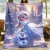 Frozen Printed Cute Flannel Blanket for Bedrooms,living Rooms,sofas,offices,napping,camping,outings,children's Room,girls' Gifts