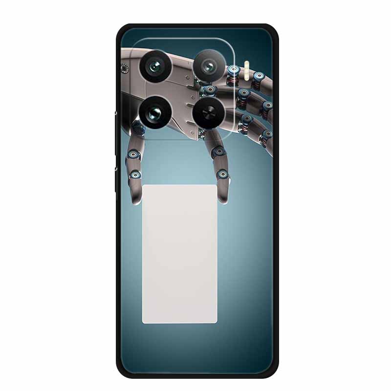 Handyhülle Für Xiaomi 15 S Pro Rückseite Hülle Stoßfest Schwarz Silikon Weich Coque Für Xiaomi 15 15s Pro Hülle 15Pro Funda Schale