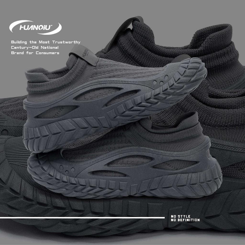 Global breathable one-pedal elastic socks shoes men's ZHQ9086 summer flying woven men's shoes outdoor casual hiking shoes