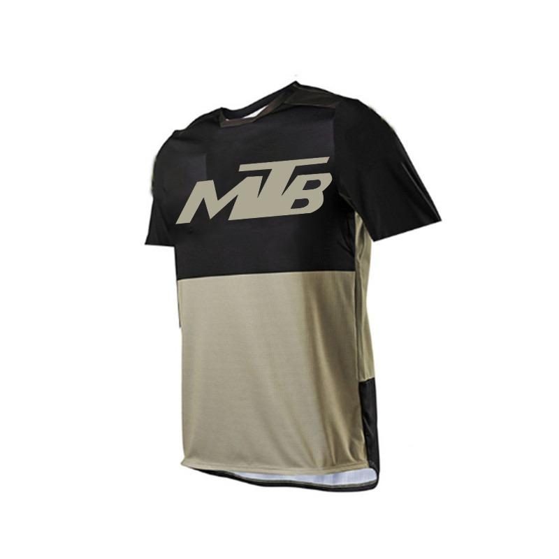 Maglie Downhill per Mountain Bike Magliette da Bici MTB Abbigliamento Sportivo Offroad DH Maglia da Moto Motocross Abbigliamento Sportivo Manica Corta Ciclismo