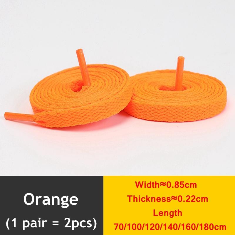 1 Pair New Black White Shoe Laces / AF1 Shoelaces Flat Thicken Weave Craft Off High-top Sneaker Shoelace Accessories 25 Colors