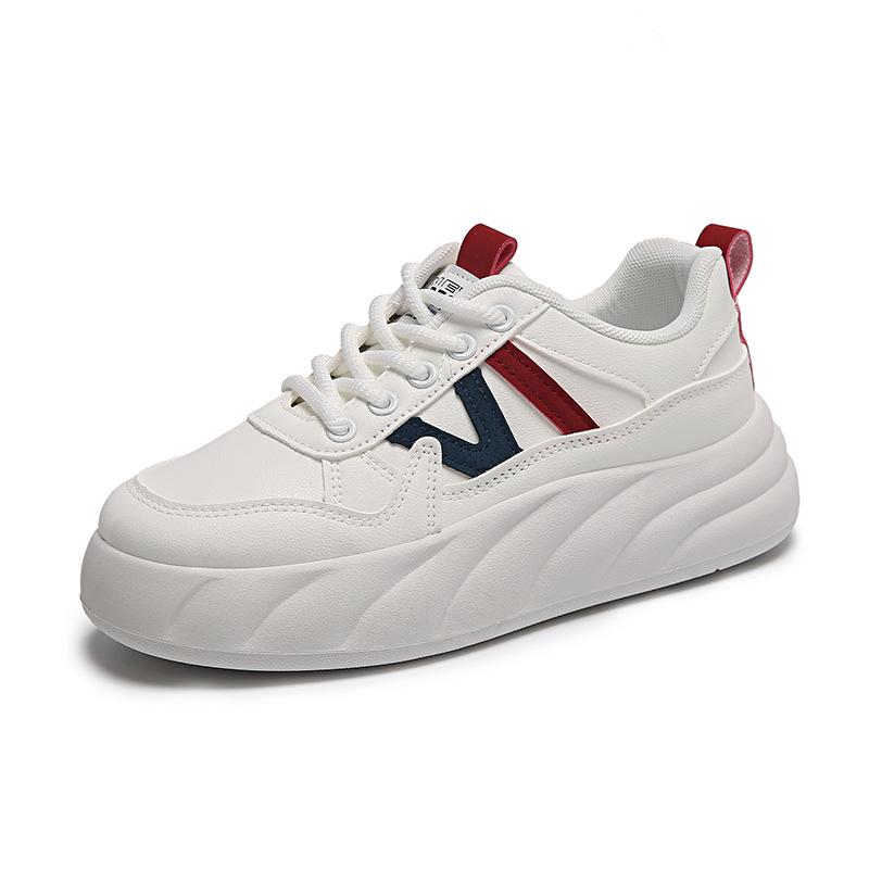 2025 little white shoes children's autumn new Korean version ins student leisure sports versatile board shoes street auction AW5001