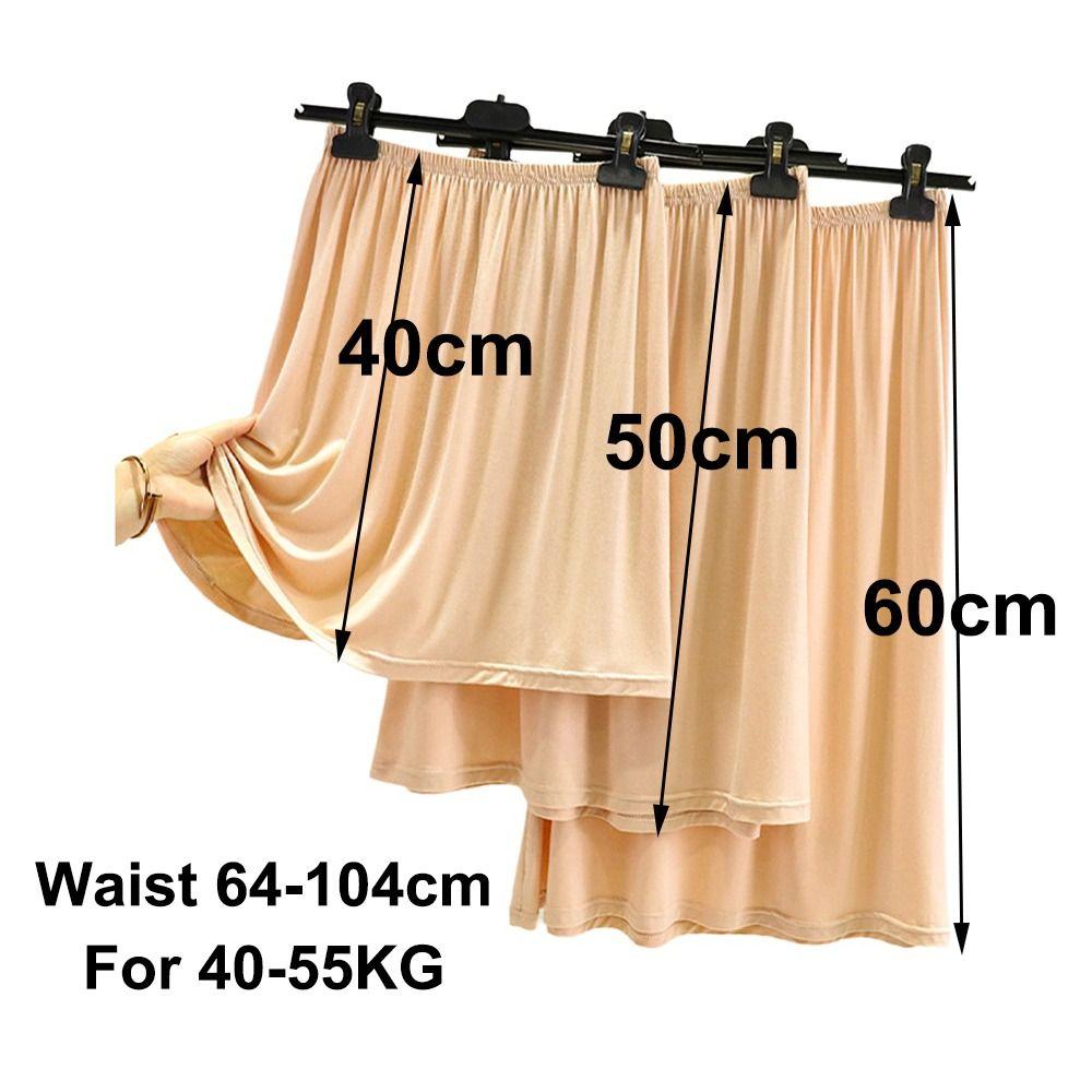 High Waist Underskirt Anti-glare Innerwear Short Skirt Fashion Half Length Skirt for Women
