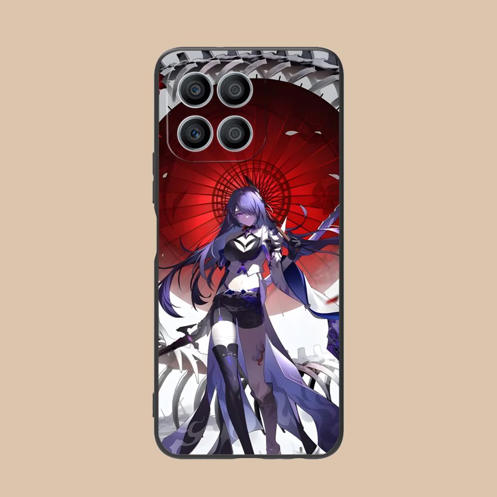 HSR Acheron Matte TPU Mobile Phone Case for Honor 90 80 70 60 50 30 20 10 9 8 7 Pro S SE Lite 5G Colorful Printing Cover