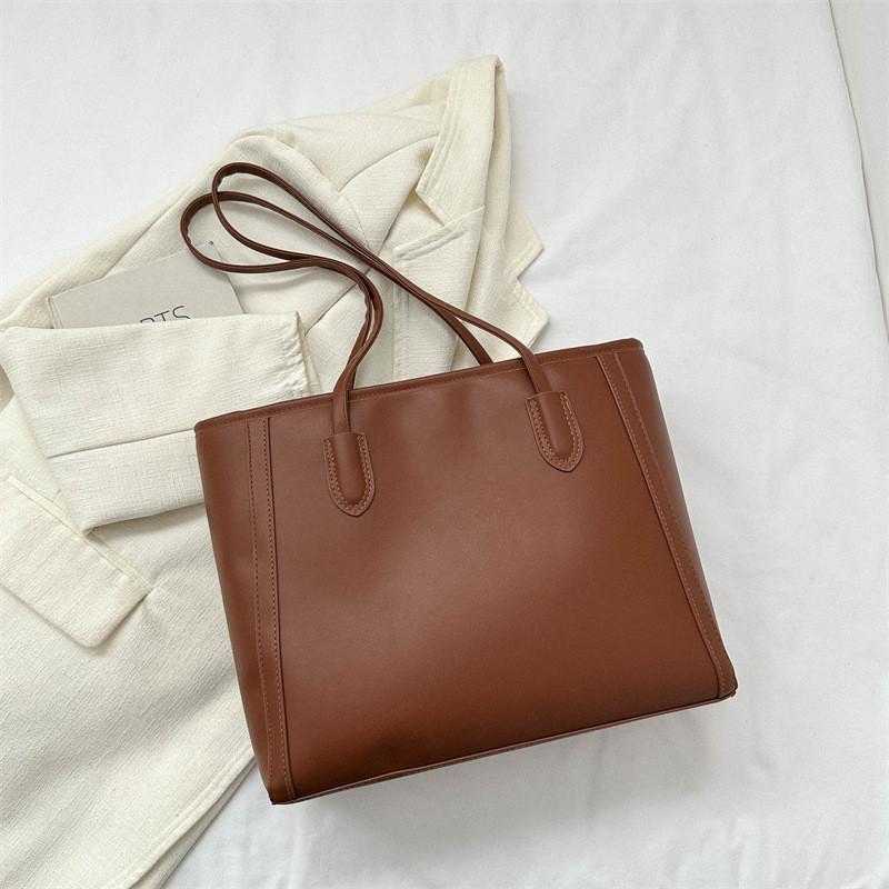 Trendy Street Style Large Capacity Pu Tote Bag For Women 2024 Commuter Bag