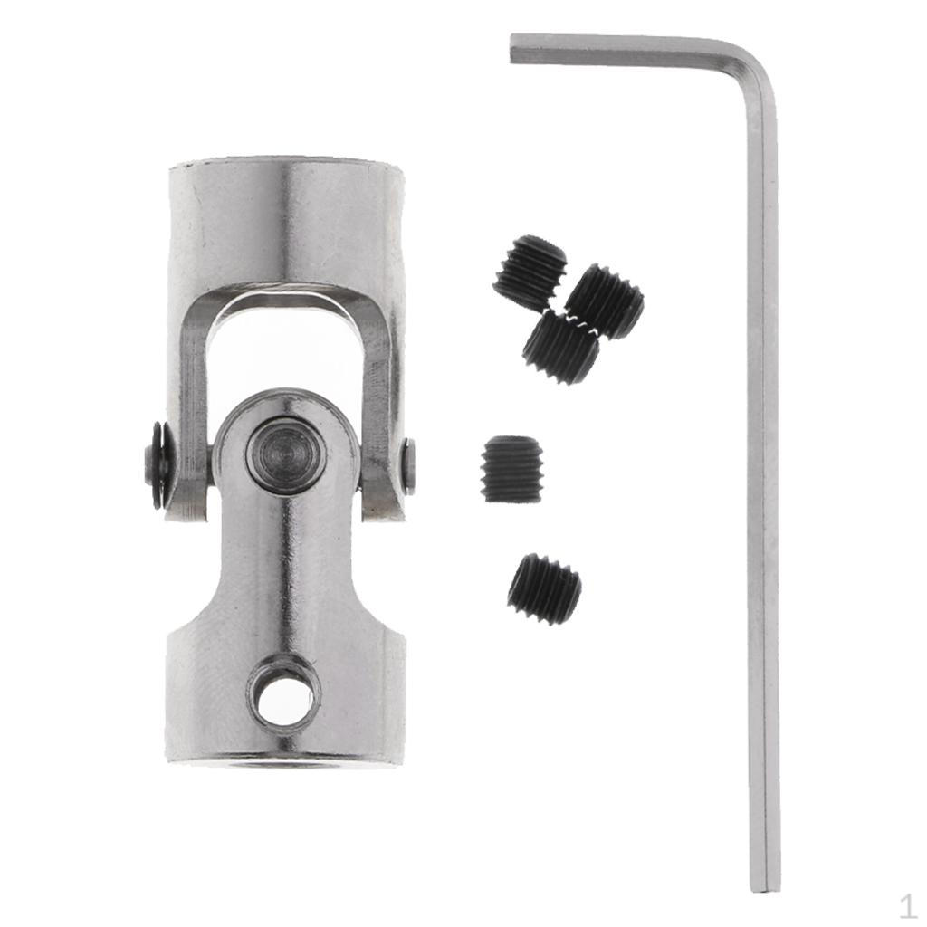 8x8mm Boat Car Shaft Coupler Motor Connector Universal Joint Coupling with Mounting