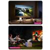 Full 1080P Wireless Projector Featuring 240 Degree Rotatable Lens and Auto Keystones Correction for Home Entertainment US 110V Compatibility