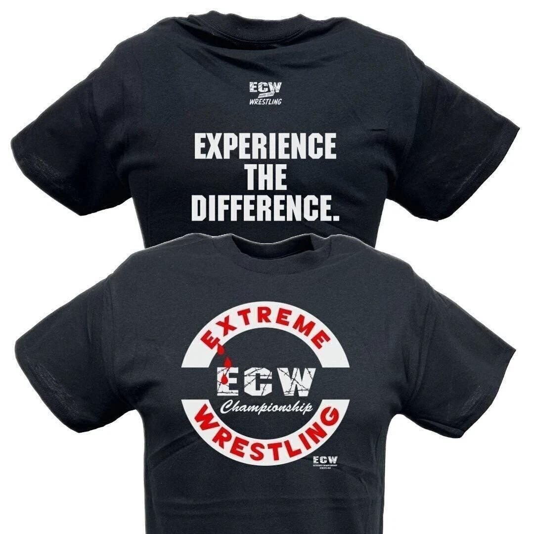ECW Experience the Difference Extreme Championship Wrestling T-shirt XXXXL