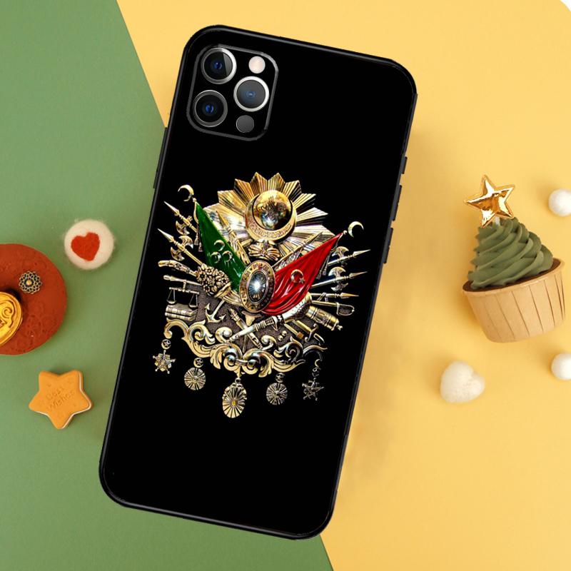 Ottoman Empire Coat Of Arms Phone Case For iPhone 17 17Air 16 16E 15 14 13 12 11 Pro Max 12 13 Mini Shockproof Cover