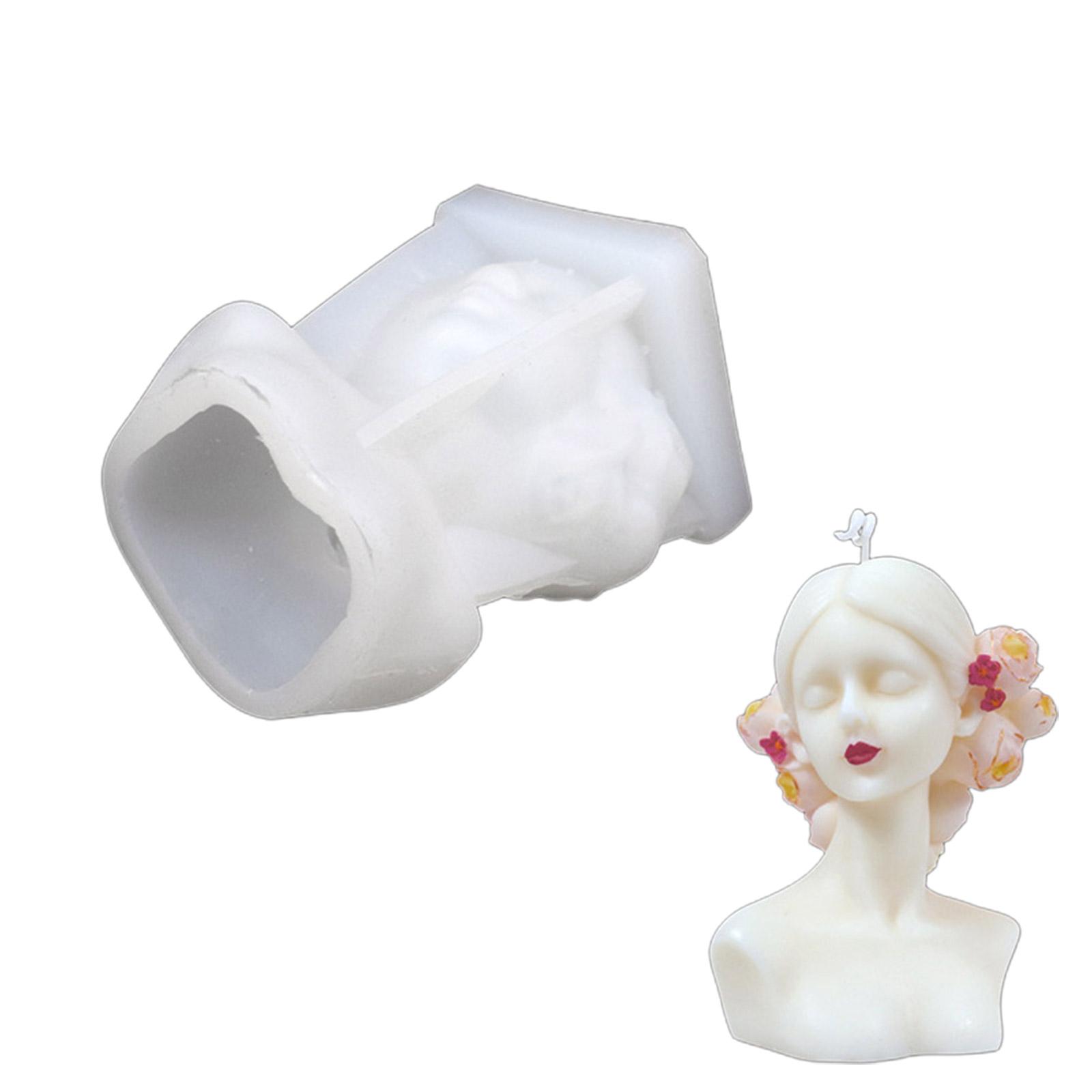 

Женское тело, свеча, силиконовая форма, застенчивая девушка с завязанными глазами, пластырь, силиконовая форма, портретный орнамент, форма для поделок своими руками 2