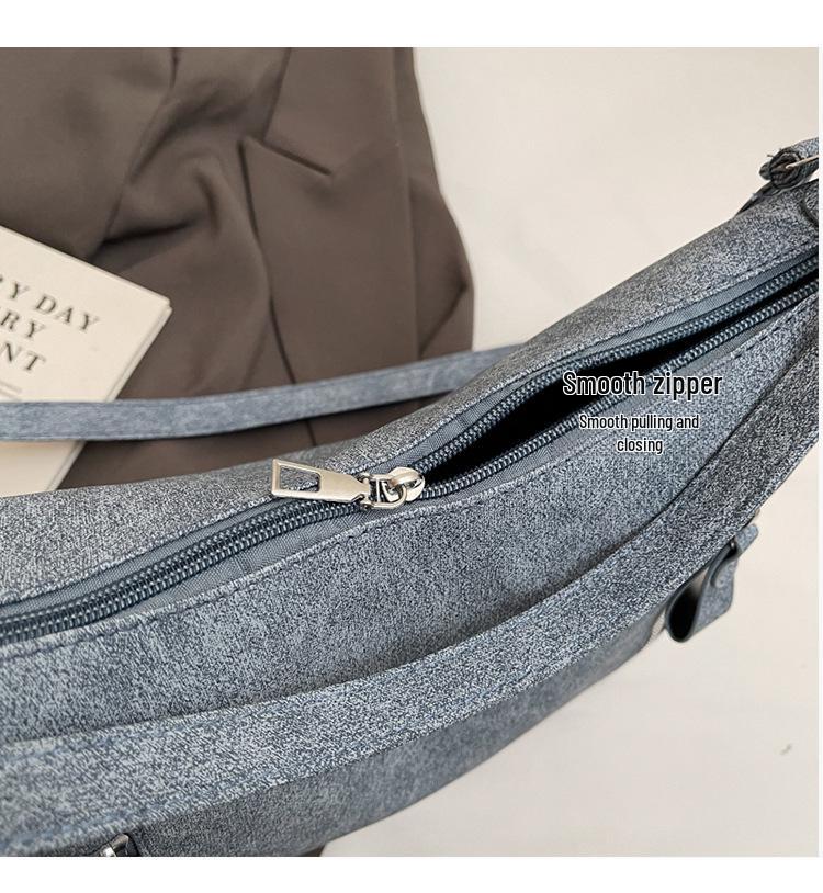 2025 Spring/Summer New Large-Capacity Women's Suede Shoulder and Crossbody Tote