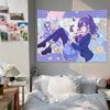 Project Sekai Cartoon Anime Tapestry Relaxed Character with Ramune  Sweet Accents Room Accent for Cute Anime  Soft Aesthetic