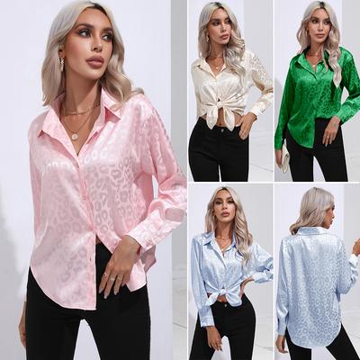 Módní Dámská Luxusní košile s dlouhým rukávem Elegantní Business Party, Rande Dámské topy, Dámské Neformální oblečení