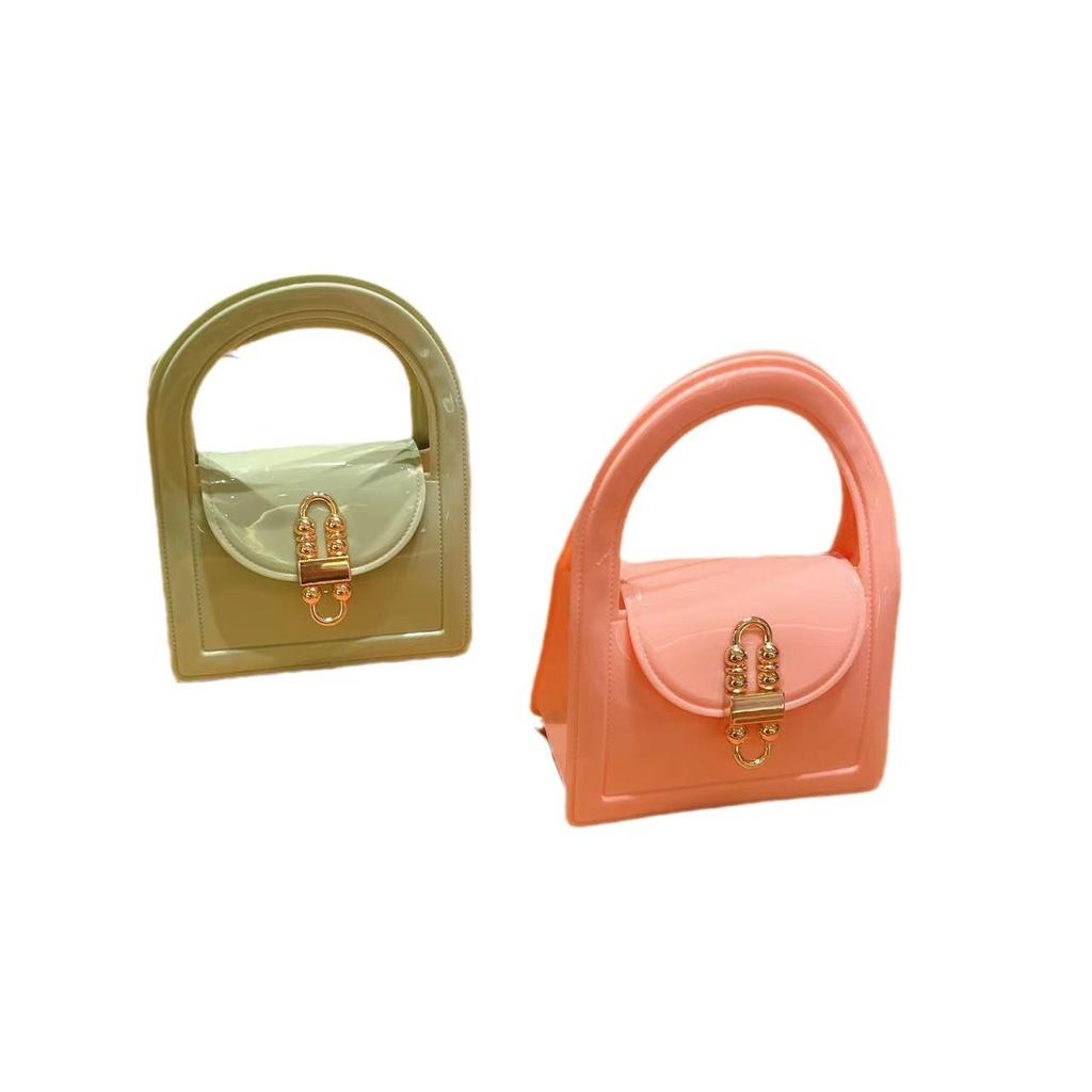 2025 Frühling/Sommer Jelly Mini Crossbody Tasche - Trendige, vielseitige Kettentasche für Damen und Kinder