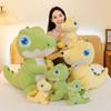 Eyes Big Cute Dinosaur Cartoon Plush Toy Short Pp Cotton Filled Decoration Doll