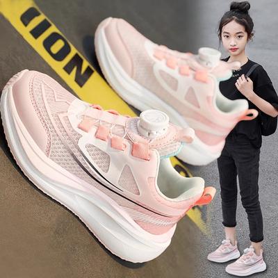 Girls Shoes Sneakers Summer 2025 New Mesh Non-slip Children Breathable Dad Shoes Girls Middle and Older Children Running