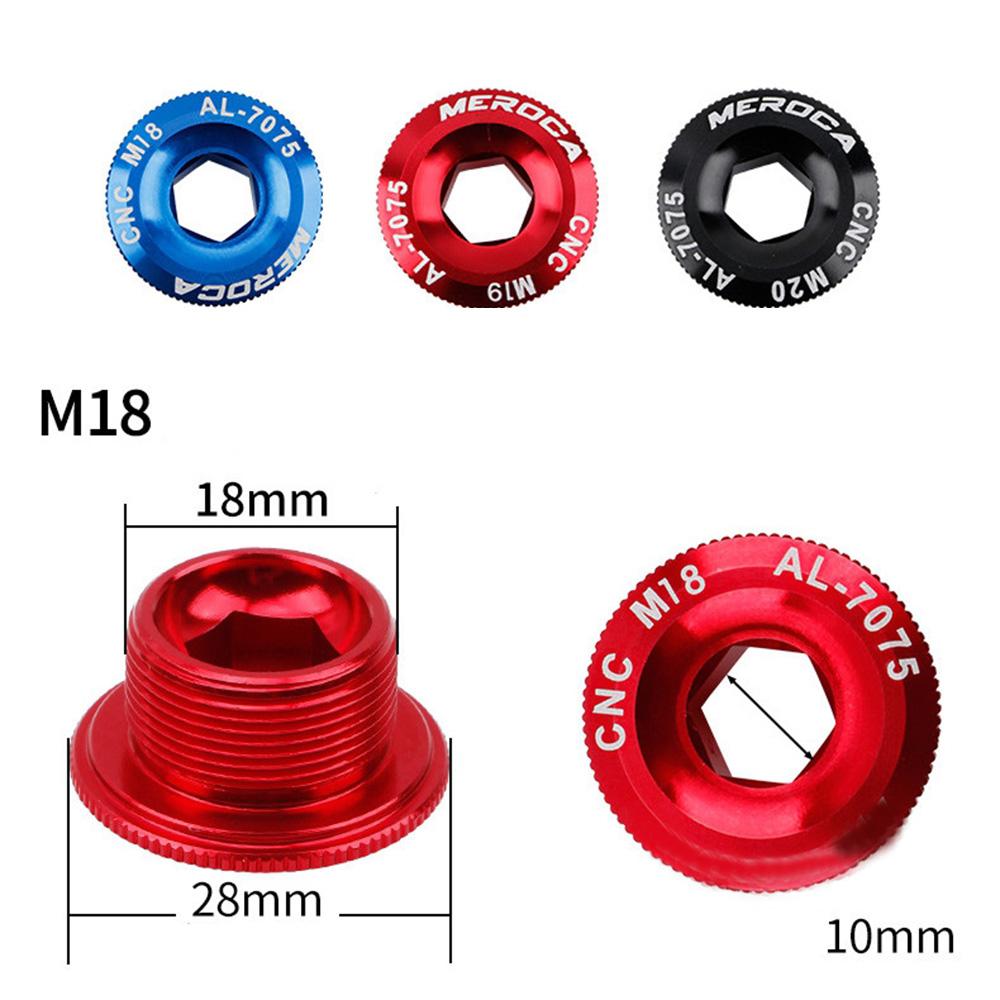 BB bolts Aluminum Zinc Zinc Alloy Crankset Screws Crank Bolt Cover Cap Crank Arm Fixing Bolt Crank Cover