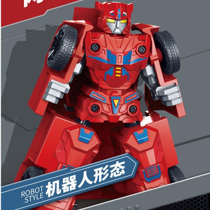 706-95 Ni Le Little Captain Transforming Sound & Light Inertia Pickup Truck Toy