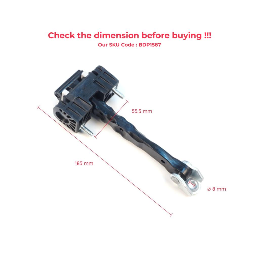 EDP1587 Front Door Hinge Stop Check Strap Limiter for Volvo S40 MK2 544 V50 545 C30 533 31217750