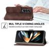 Lanyard Hinge Leather Wallet Case for Samsung Galaxy Z Fold 7 6 5 4 3 Fold7 Fold6 5G Card Holder Crossbody Phone Cover