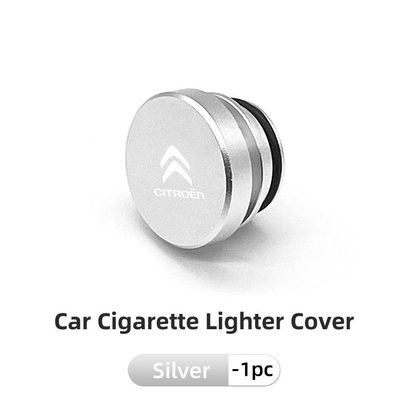 

Aluminum Alloy Car Cigarette Lighter Dust Cover For Citroen C4 C3 C5 C1 C2 VTS Berlingo Celysee Xsara Picasso Aircross срібний