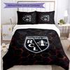 Lens FC Printed 3PCS Bedding Set Breathable Duvet Cover with Pillowcases Decorative Bed Linen for Bedroom Home