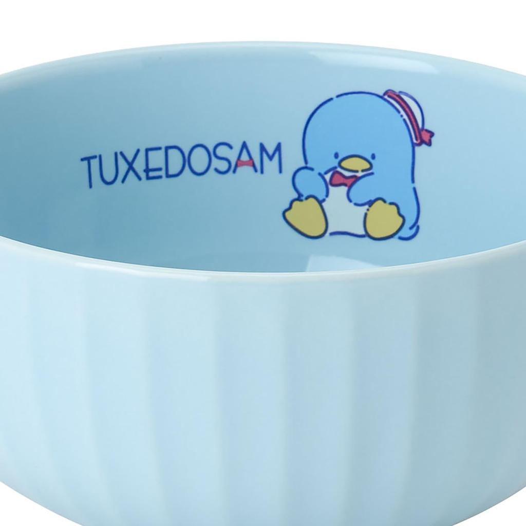 Sanrio Ceramic Rice Tuxedo and Dryer 358851 Bowl, Sam, Microwave, Dishwasher, Safe,