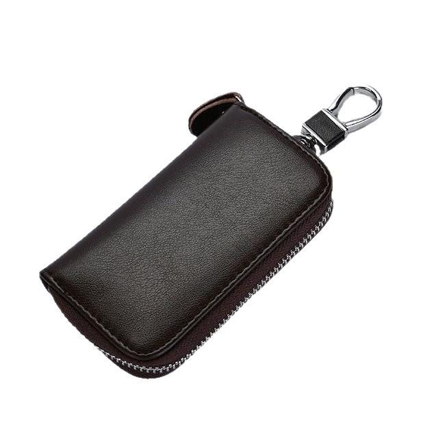 Large Capacity Zipper Key Pouch - Unisex, Waist Hanging, Multifunctional Key Holder with Buckle