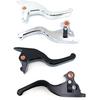 Clutch Brake Levers Set for Harley Softail Breakout Deluxe Low Rider Street Bob (Chrome)