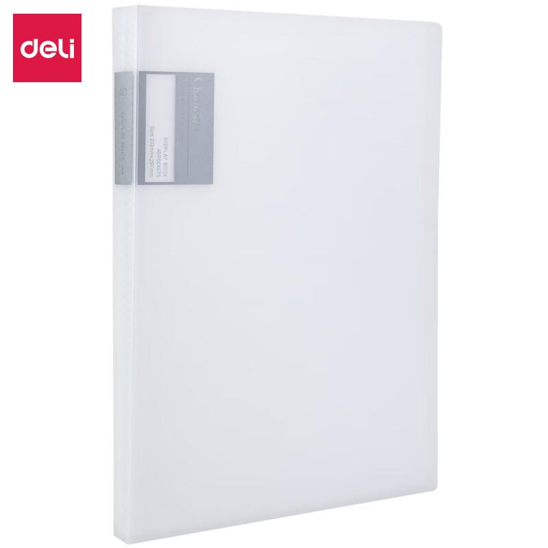 Deli A4 40-Pocket Document Organizer Folder
