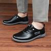 Men's shoes four-season universal casual casual leather shoes Oxford shoes casual shoes tooling shoes retro versatile low-top work
