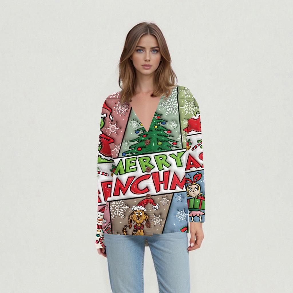 Women's Casual Everyday Tops Knitted Cardigan Jacket