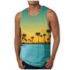 Sommerfrische Mode New Beach Hawaii 3D-Druck Tank Top T-Shirt