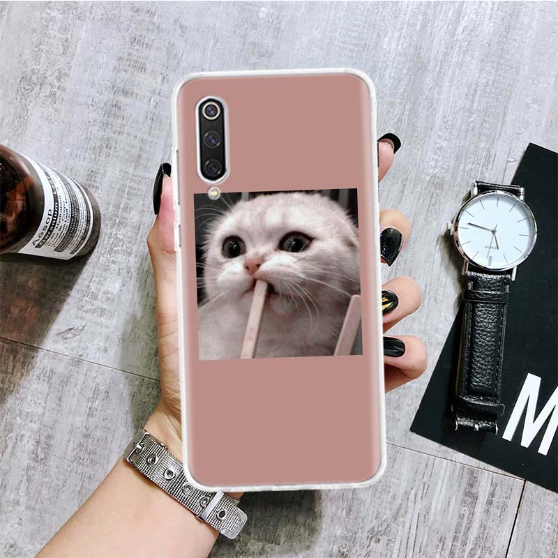 Super Lovely Cat Kitten Cute Funny Phone Case For Xiaomi Redmi Note 10 9 8 11 Pro 11T 11S 10S 9S 9A 9C 9T 8T 8A 7 7A 5 Art