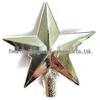 Heiß verkaufender fünfzackiger Stern Weihnachtsbaumspitze Dekoration