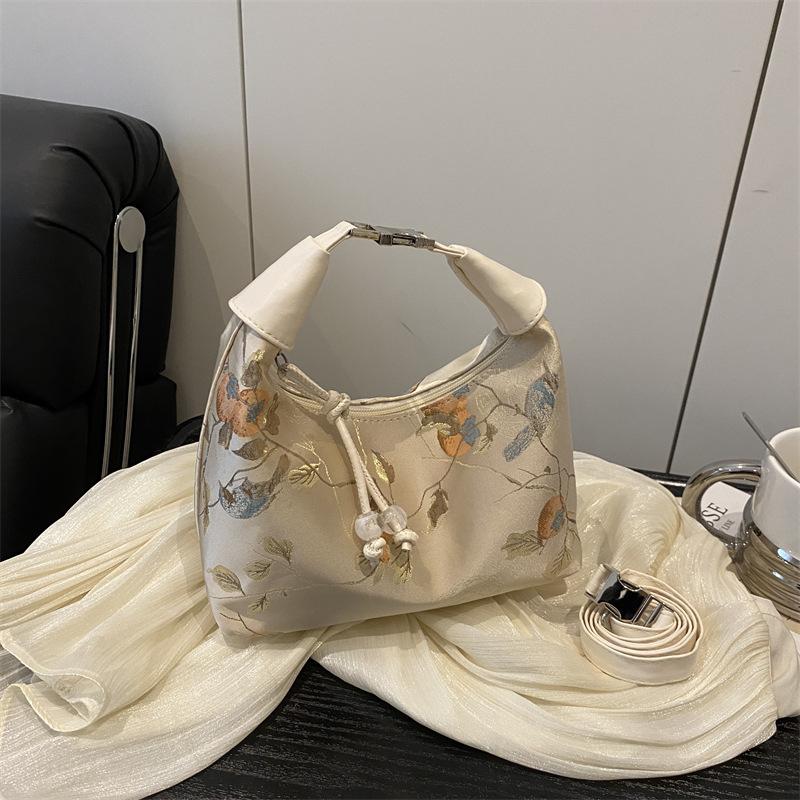 

Сумка Новая Китайская Сумка Через Плечо Женская Универсальная Женская Ручная Сумка на Запястье белый