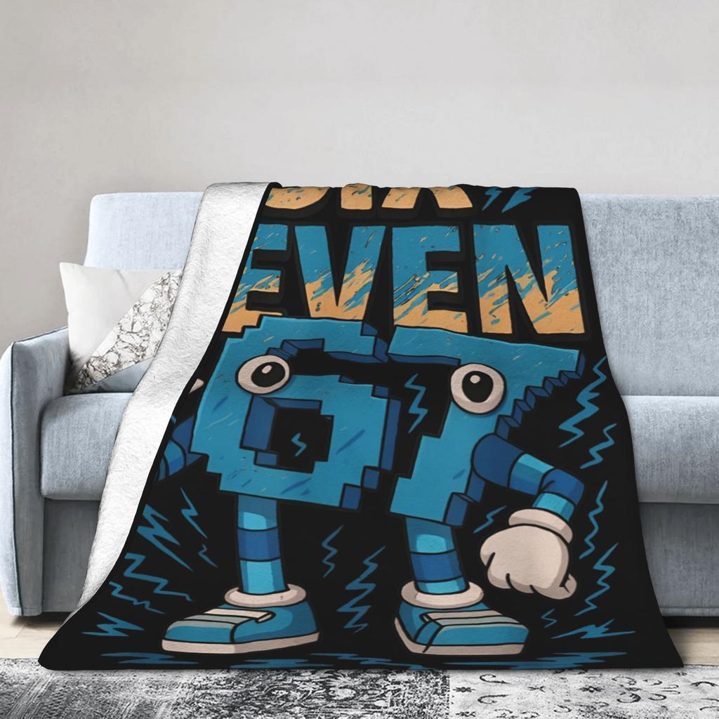 67 Six Seven 6-7 Funny Italian Brainrot Printed Blanket For Men Women Warm Cozy Fluffy Throw Blankets for Couch Multiple Sizes