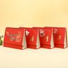 2026 Year of the Horse Chinese Red Hot Stamped Desktop Calendar with Embossed Design
