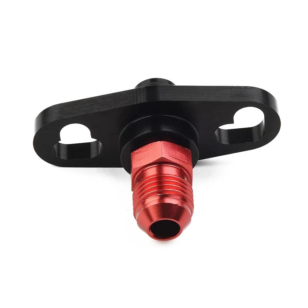 Hliníková kolejnice palivového vedení automobilu Sada adaptérů regulátoru tlaku Pro Toyota Nissa/n Auto Červená+Černá Palivová kolejnice Příslušenství