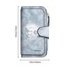 Punk Skull Printed Long Wallet Casual Card Holder Fashion Multi Slot Daily Purse