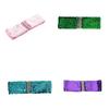 Female Sequin Waist Belt Fashion Elastic Waspie Belt Universal Waspie Dress Decorative Accessories Glittering Waistband